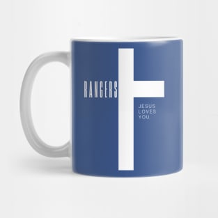 RANGERS JESUS LOVES YOU Mug